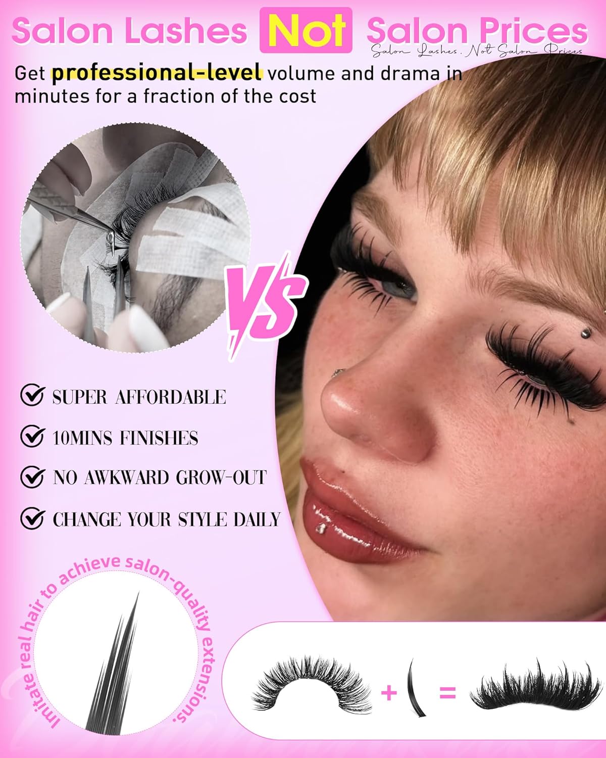 Glam Lash Clusters Kit